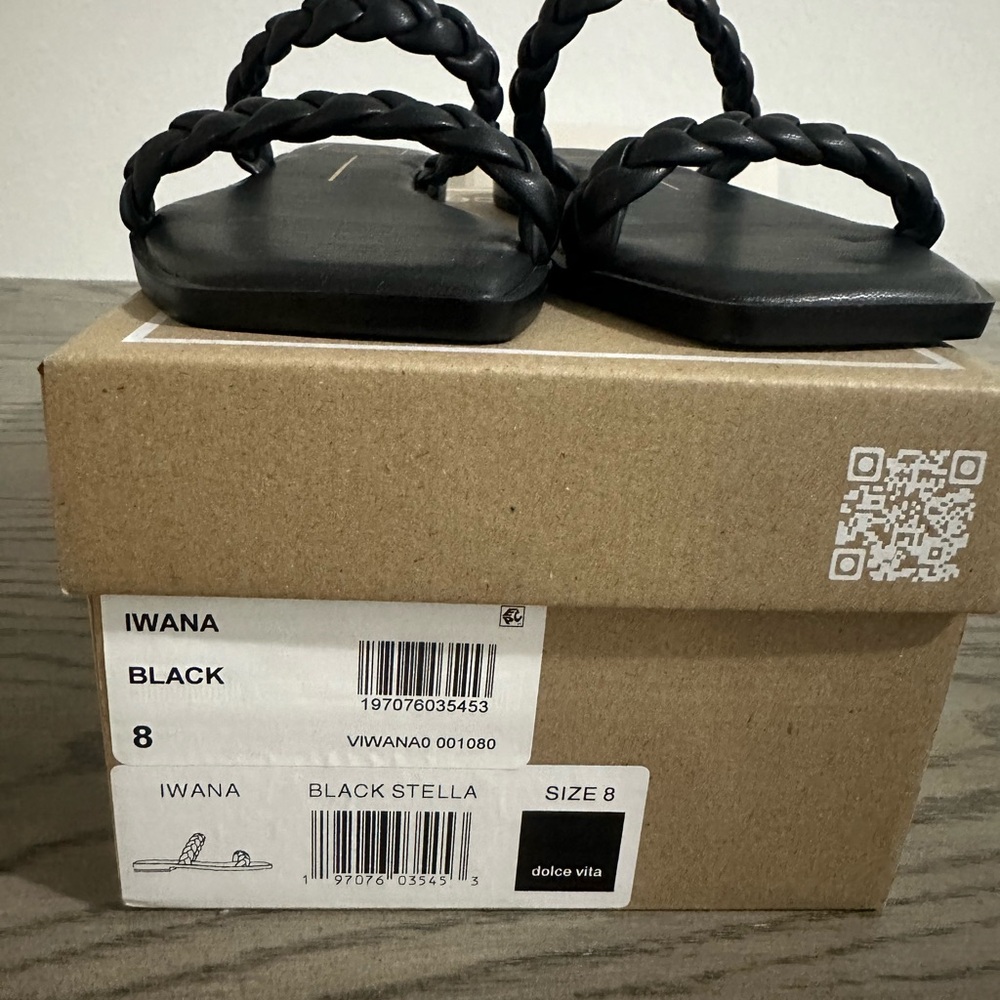 Dolce Vita Black Iwana Sandals